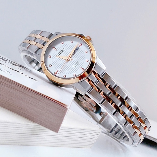 Đồng hồ nữ dây thép Citizen Quartz EQ0605-53A - Ảnh 3
