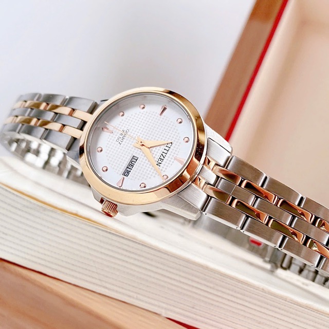 Đồng hồ nữ dây thép Citizen Quartz EQ0605-53A - Ảnh 5