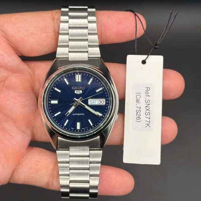 Đồng hồ nam dây thép Seiko 5 Automatic SNXS77K1 - Ảnh 4