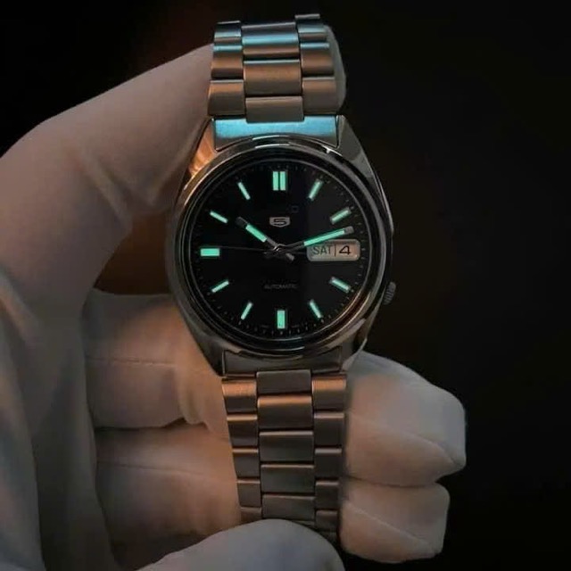 Đồng hồ nam dây thép Seiko 5 Automatic SNXS77K1 - Ảnh 5