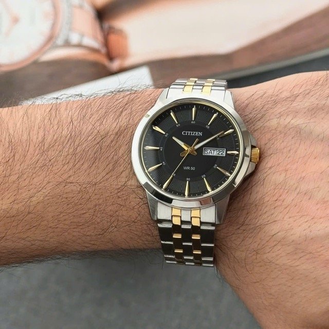 Đồng hồ nam dây thép Citizen Quartz BF2018-52E - Ảnh 2
