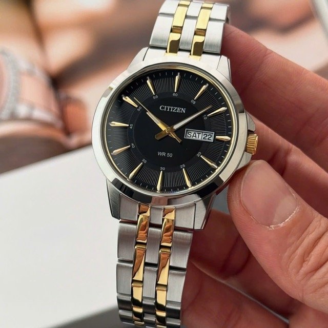Đồng hồ nam dây thép Citizen Quartz BF2018-52E - Ảnh 3