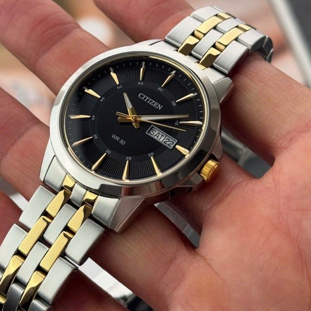 Đồng hồ nam dây thép Citizen Quartz BF2018-52E - Ảnh 4