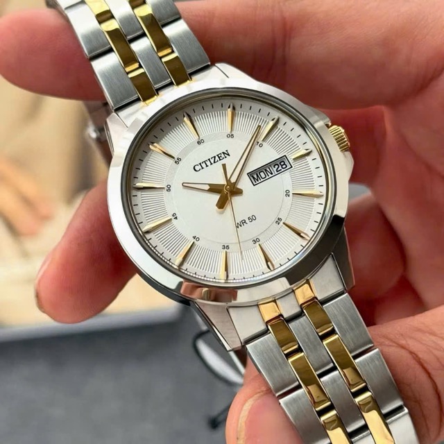 Đồng hồ nam dây thép Citizen Quartz BF2018-52A