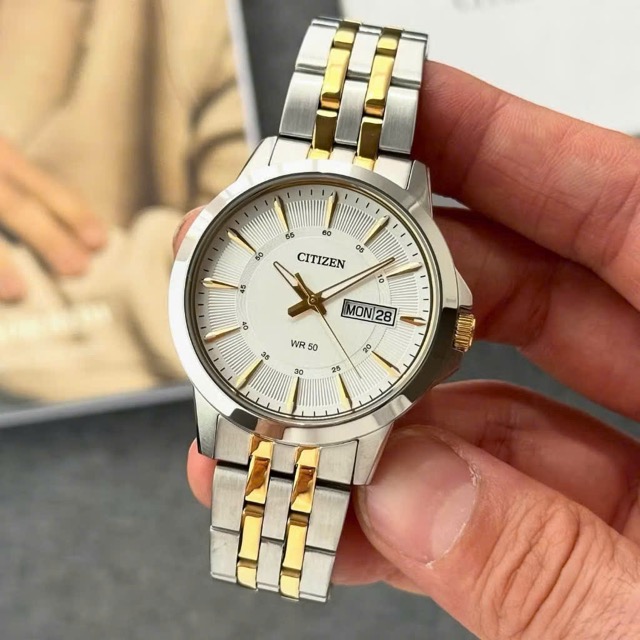 Đồng hồ nam dây thép Citizen Quartz BF2018-52A - Ảnh 4