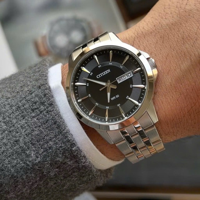 Đồng hồ nam dây thép Citizen Quartz BF2011-51E - Ảnh 3
