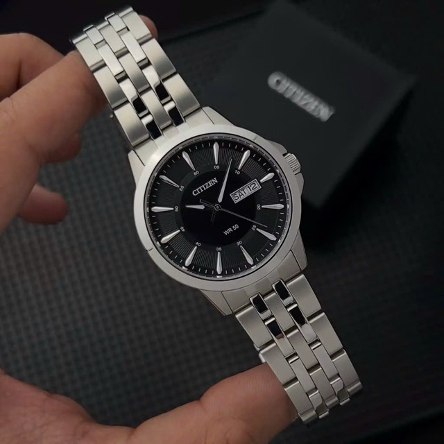 Đồng hồ nam dây thép Citizen Quartz BF2011-51E - Ảnh 4
