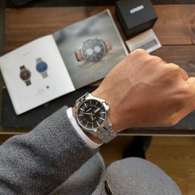 Đồng hồ nam dây thép Citizen Quartz BF2011-51E - Ảnh 5
