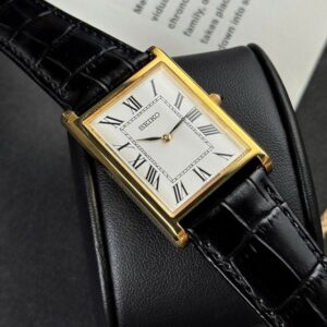Đồng hồ nam dây da Seiko Quartz Vintage Conceptual Series Sapphire SWR104P1