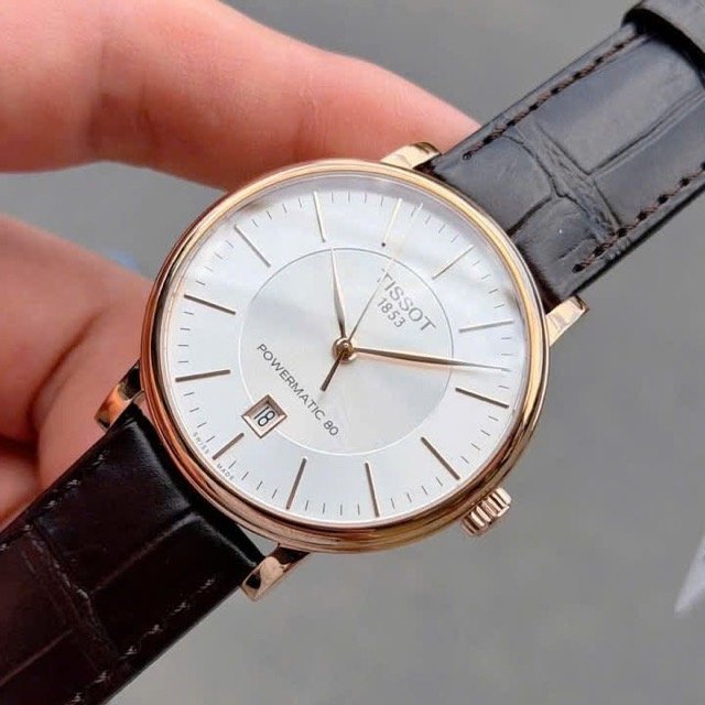 Đồng hồ nam dây da Tissot Carson Premium Powermatic 80 T122.407.36.031.00 - Ảnh 3