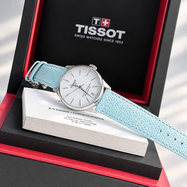 Đồng hồ nữ dây da Tissot Chemin Des Tourelles Powermatic 80 T139.207.16.011.00 - Ảnh 2