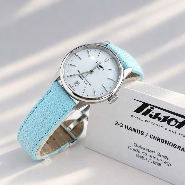 Đồng hồ nữ dây da Tissot Chemin Des Tourelles Powermatic 80 T139.207.16.011.00