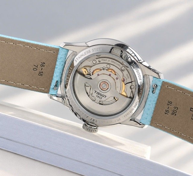 Đồng hồ nữ dây da Tissot Chemin Des Tourelles Powermatic 80 T139.207.16.011.00 - Ảnh 8