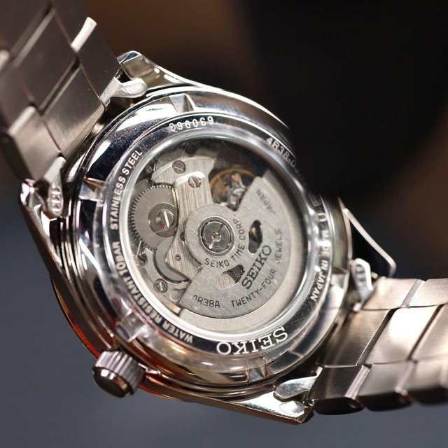 Đồng hồ nam dây thép Seiko Automatic Open Heart HFB009J1 - Ảnh 7