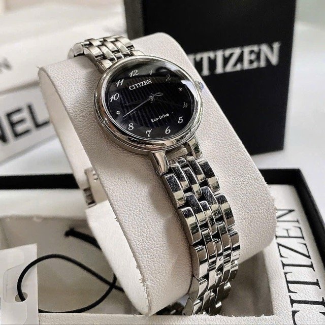 Đồng hồ nữ dây thép Citizen Eco-Drive EM0990-81E - Ảnh 4