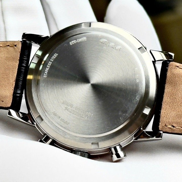 Đồng hồ nam dây da Citizen Eco-Drive Chronograph CA4630-02A - Ảnh 8