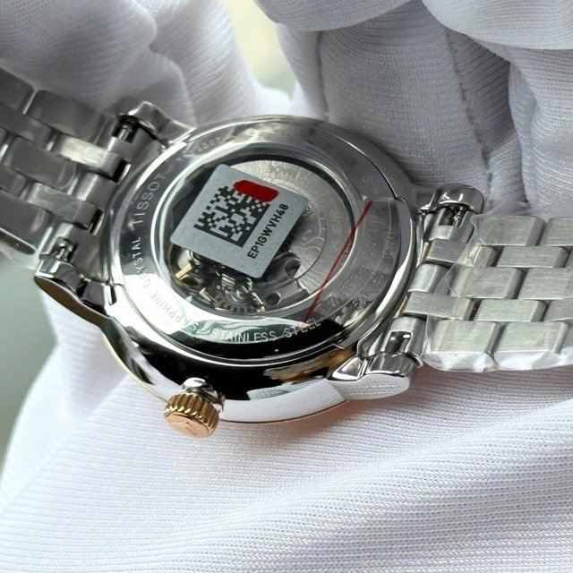 Đồng hồ nữ dây thép Tissot Automaitc Carson Premium T122.207.22.033.00 - Ảnh 8