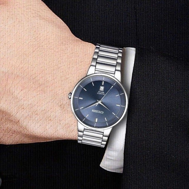 Đồng hồ nam dây thép Citizen Quartz BI5120-51L - Ảnh 2