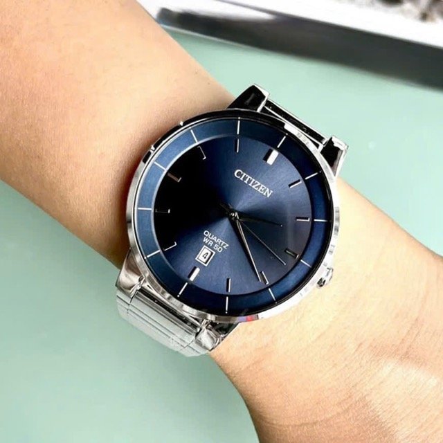 Đồng hồ nam dây thép Citizen Quartz BI5120-51L - Ảnh 4