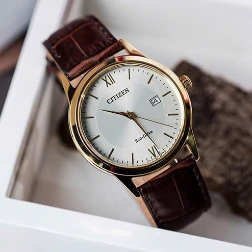 Đồng hồ nam dây da Citizen Corso Eco Drive AW1232-04A - Ảnh 2