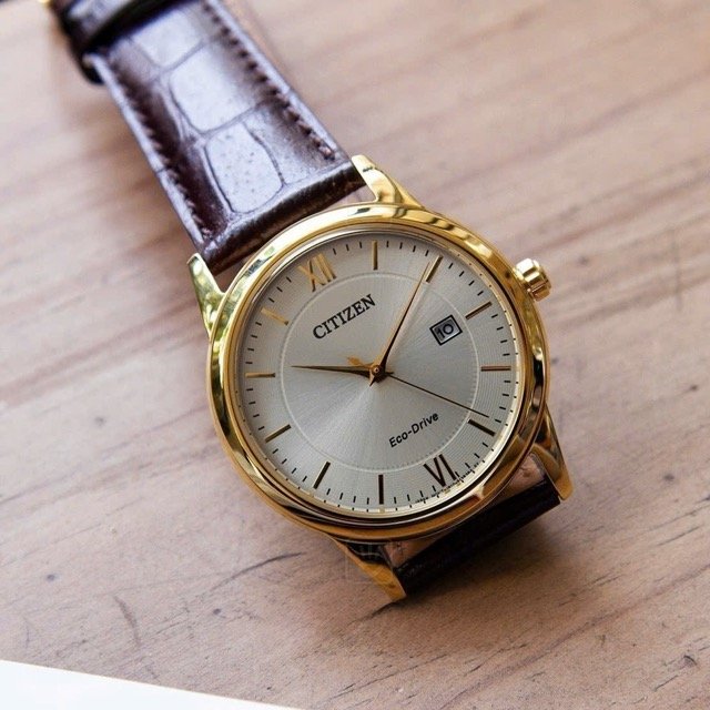 Đồng hồ nam dây da Citizen Corso Eco Drive AW1232-04A