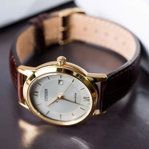 Đồng hồ nam dây da Citizen Corso Eco Drive AW1232-04A - Ảnh 3