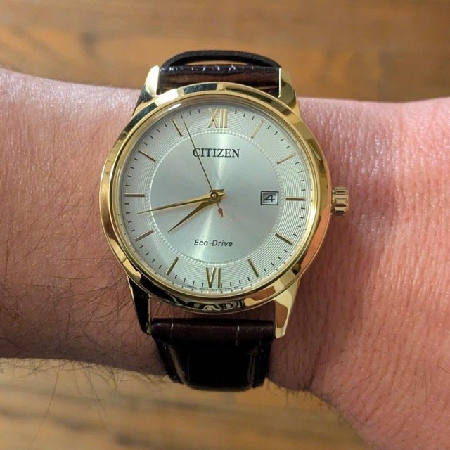 Đồng hồ nam dây da Citizen Corso Eco Drive AW1232-04A - Ảnh 7