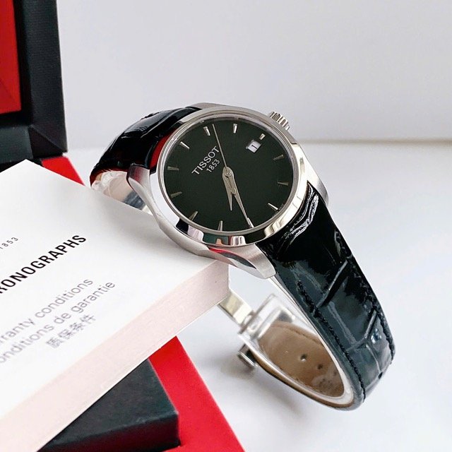 Đồng hồ nữ dây da Tissot Couturier Quartz Swissmade T035.210.16.051.00 - Ảnh 2