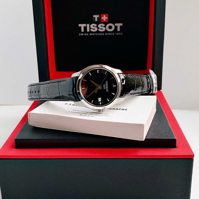 Đồng hồ nữ dây da Tissot Couturier Quartz Swissmade T035.210.16.051.00 - Ảnh 3
