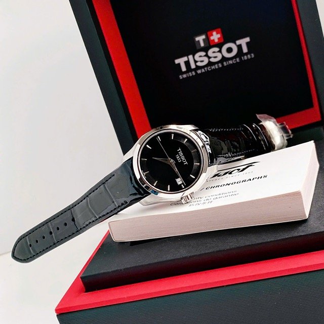 Đồng hồ nữ dây da Tissot Couturier Quartz Swissmade T035.210.16.051.00 - Ảnh 5