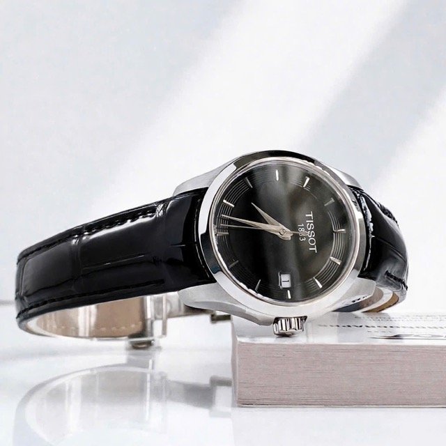 Đồng hồ nữ dây da Tissot Couturier Quartz Swissmade T035.210.16.051.00 - Ảnh 6