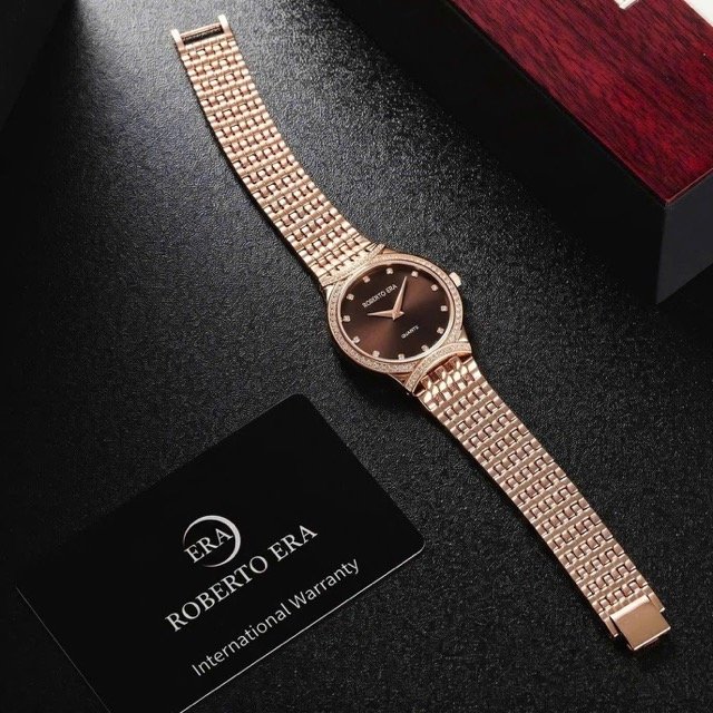 Đồng hồ nữ dây thép Roberto Era Quartz Circle RE2901 - Ảnh 4