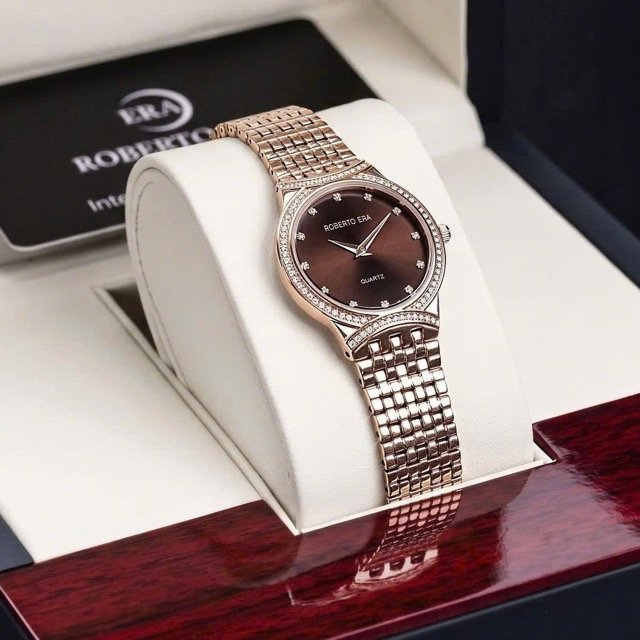 Đồng hồ nữ dây thép Roberto Era Quartz Circle RE2901 - Ảnh 5