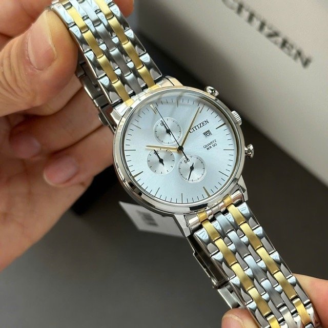 Đồng hồ nam dây thép Citizen Quartz Chronograph AN3614-54A