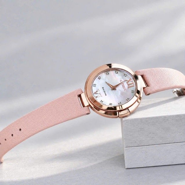 Đồng hồ nữ dây da Citizen Eco Drive Capella EX1513-18D - Ảnh 2