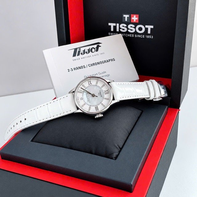 Đồng hồ nữ dây da Tissot Chemin Des Tourelles Powermatic 80 T099.207.16.116.00 - Ảnh 2
