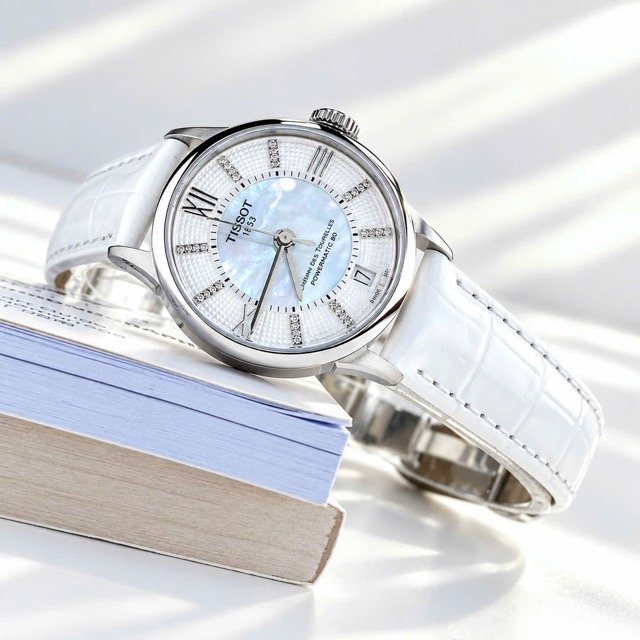 Đồng hồ nữ dây da Tissot Chemin Des Tourelles Powermatic 80 T099.207.16.116.00 - Ảnh 4