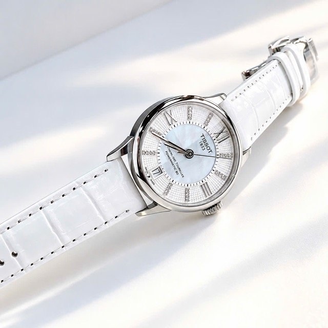 Đồng hồ nữ dây da Tissot Chemin Des Tourelles Powermatic 80 T099.207.16.116.00 - Ảnh 7