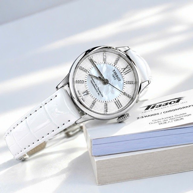 Đồng hồ nữ dây da Tissot Chemin Des Tourelles Powermatic 80 T099.207.16.116.00 - Ảnh 6