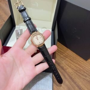 Đồng hồ nữ dây da Roberto Era Quartz Nautilus Rose Dial Analogue RE1503A