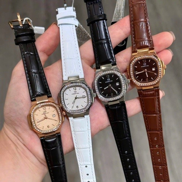 Đồng hồ nữ dây da Roberto Era Quartz Nautilus Rose Dial Analogue RE1503A - Ảnh 6